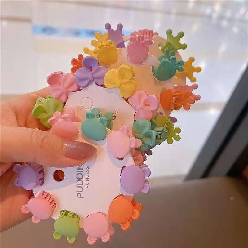 Kẹp Tóc Hoa Mini Kiểu Công Chúa Thiết Kế Xinh Xắn Cho Bé Gái