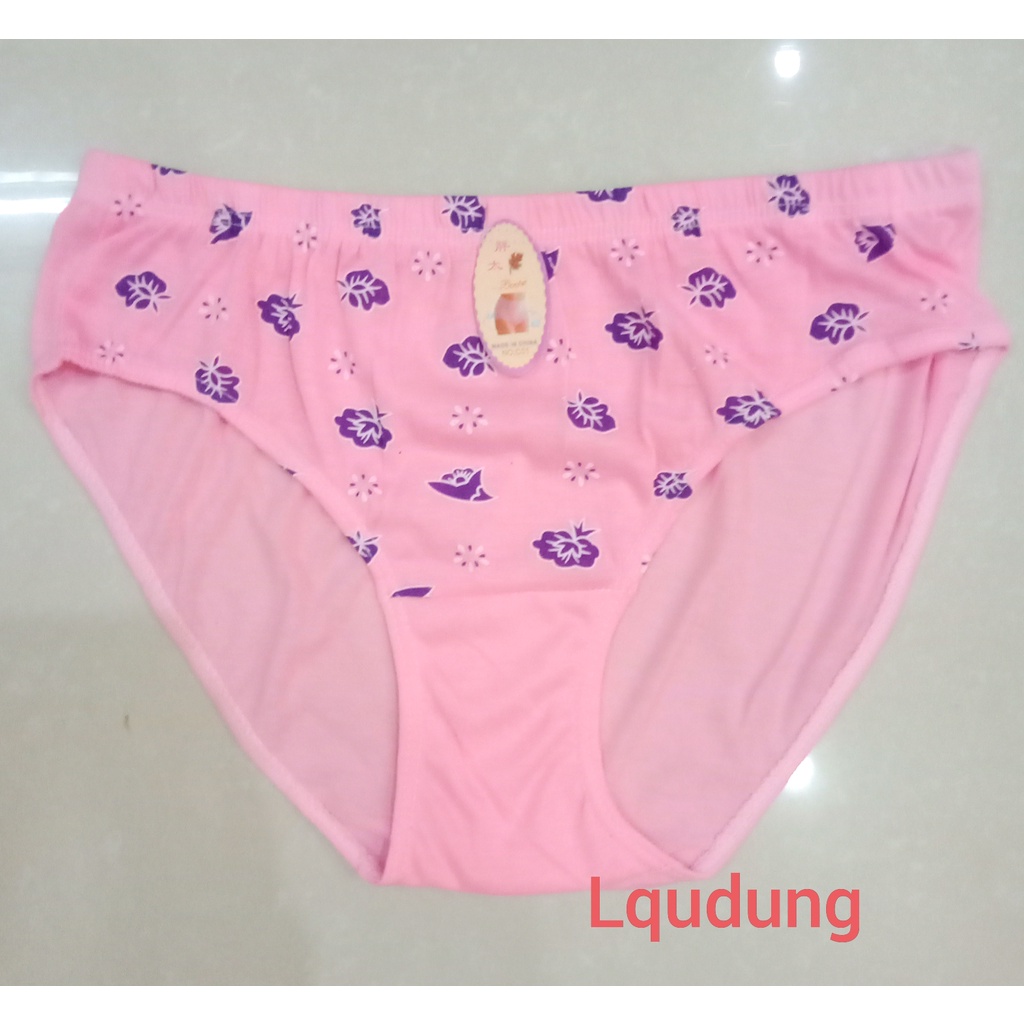 10 chiếc quần lót bà già size to 65-75kg cotton thoáng mát