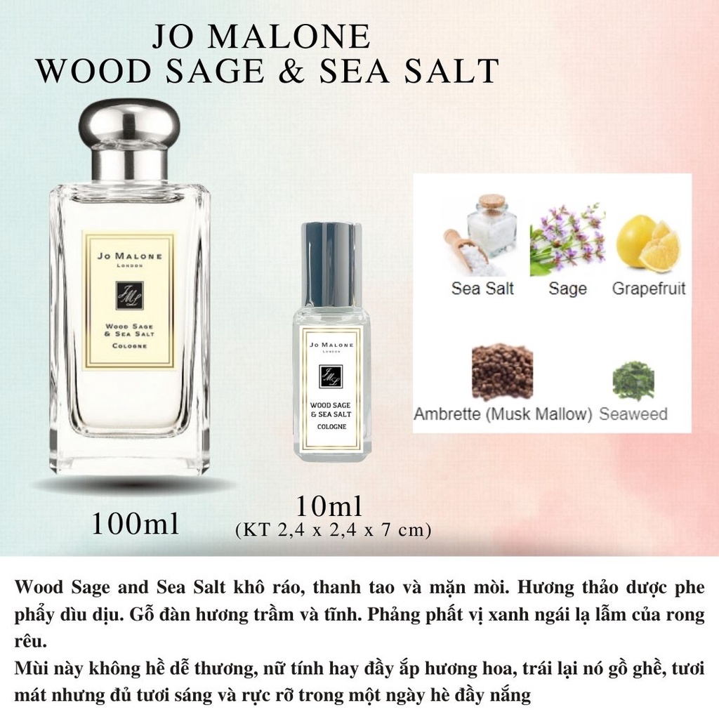 Nước hoa Jo Malone Wood Sage Sea Salt