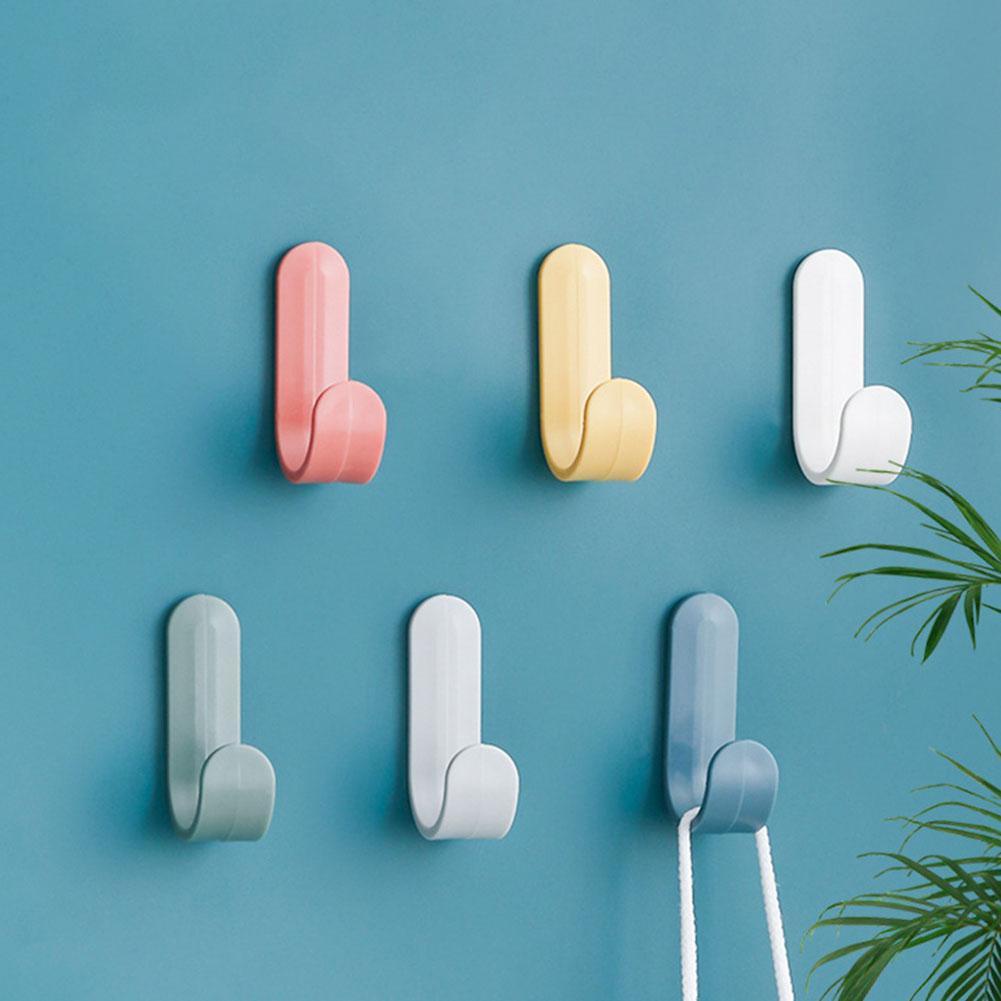 Móc Treo Quần Áo T0L8 Mini Không Cần Khoan Lỗ Mạnh Mẽ Phong Cách Bắc Âu