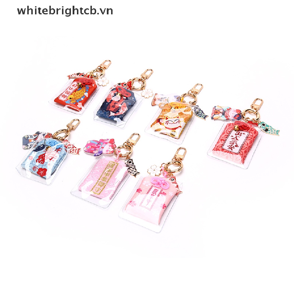 Móc Khóa Hình Mèo May Mắn Cho Năm 2023 / 1X Omamori Maneki Neko Dispel Misfortune