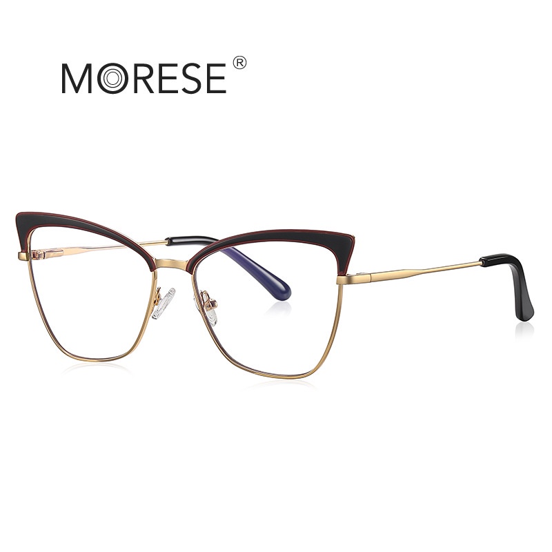 Gọng Đèn Hình Mắt Mèo Chống Ánh Sáng Xanh Phong Cách Âu Mỹ