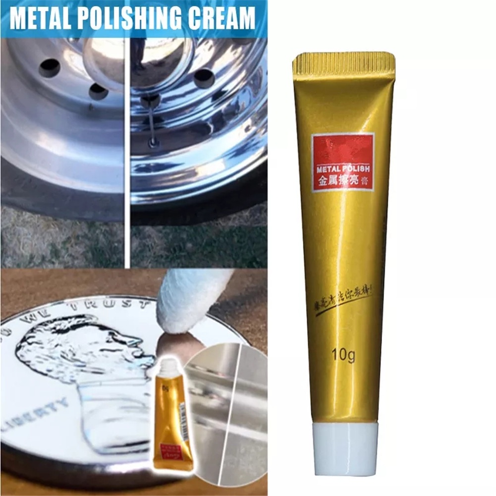 Mới 5/10G Cực Chất Đánh Bóng Kim Loại Kem Dao Máy Sáp Đánh Bóng Gương Thép Không Gỉ Đồng Hồ Gốm Đánh Bóng Dán chất Tẩy Rỉ Sét Bri