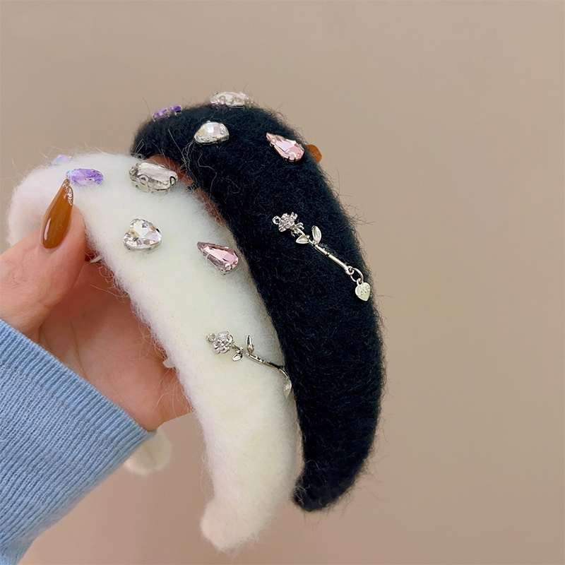 Băng Đô Đính Đá Pha Lê Hình Đầu Lâu Nhỏ Sang Trọng Cao Cấp