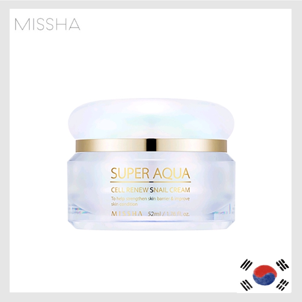 MISSHA Kem Ốc Sên 52ML Super Aqua Cellew Cao Cấp
