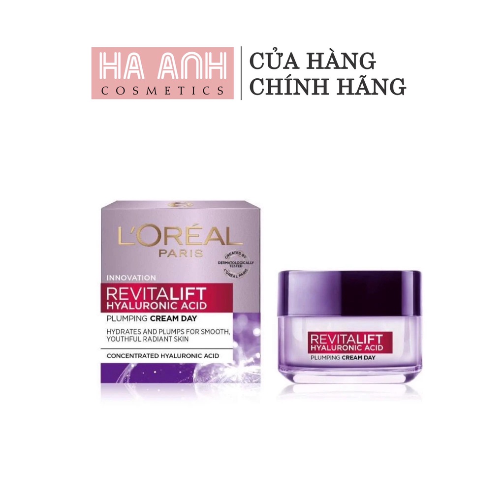 Kem Dưỡng Loreal Revitalift Hyaluronic Acid Plumping Day Cream 50ml