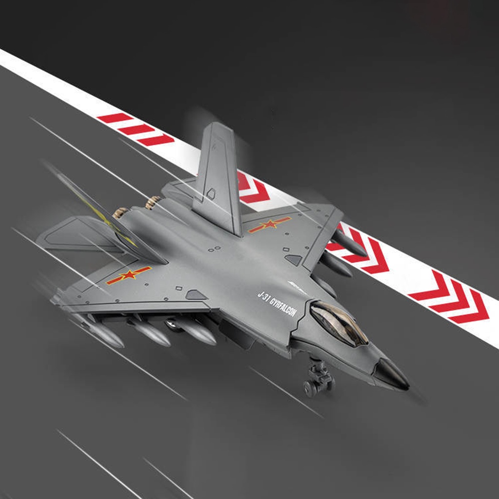 Mô Hình Máy Bay Chiến Đấu Bằng Hợp Kim Tỉ Lệ 1 / 72 J31 Để Bàn Trang Trí