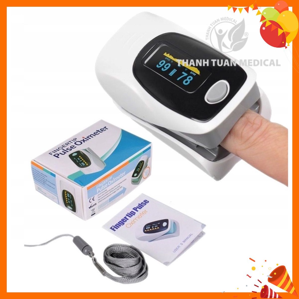 Máy đo nồng độ oxy trong máu Spo2 đo oxygen và đo nhịp tim MKD C101A3 - BH 1 năm chính hãng