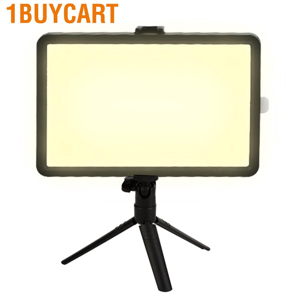 1buycart 6 Inch Desk Small Square Fill Light LED Flat Panel for Beauty Shooting Live Broadcast Room