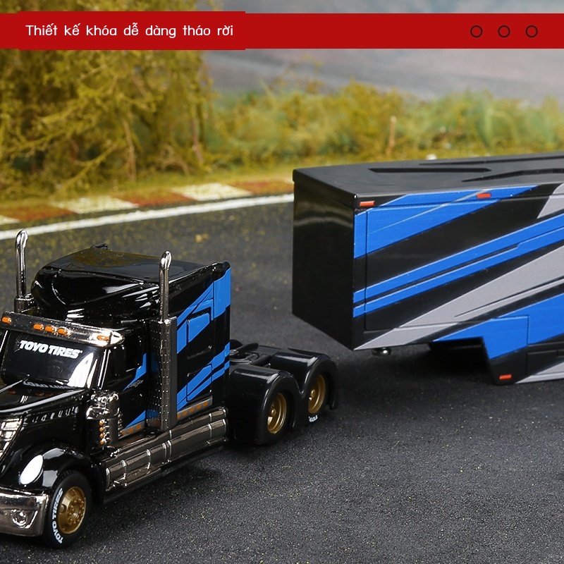 ✨Mô Hình Xe Container Bằng Hợp Kim Tỉ Lệ 1: 64