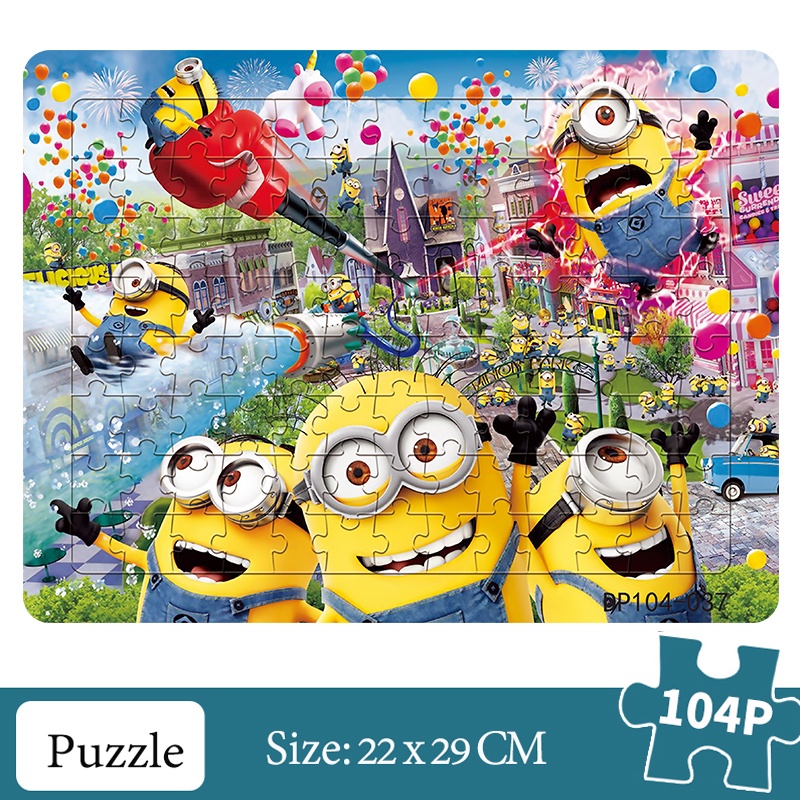 Disney Bộ Đồ Chơi Xếp Hình Công Chúa Bạch Tuyết 104 Mảnh Giáo Dục Cho Bé