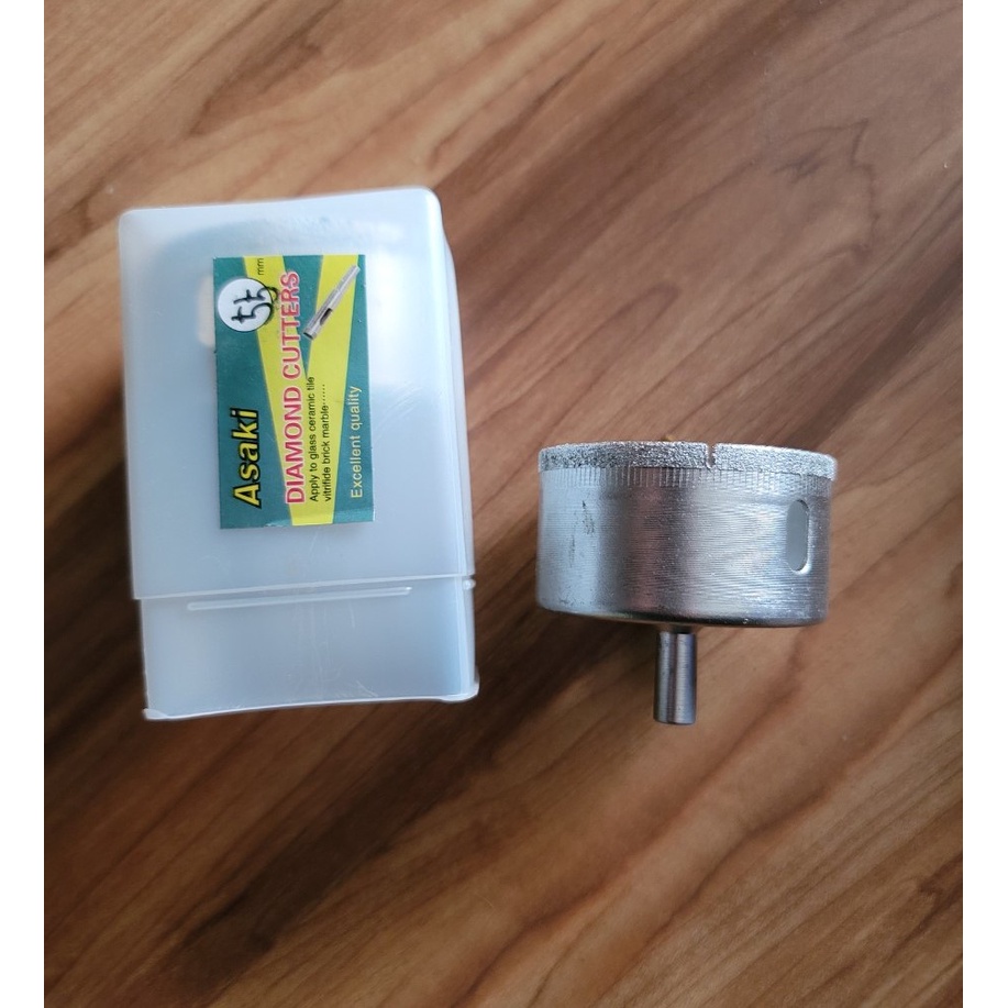 Mũi khoan kính Kim Cương từ 20 - 60, Mũi khoét kính, gạch men, ngói cao cấp, thủy tinh ...