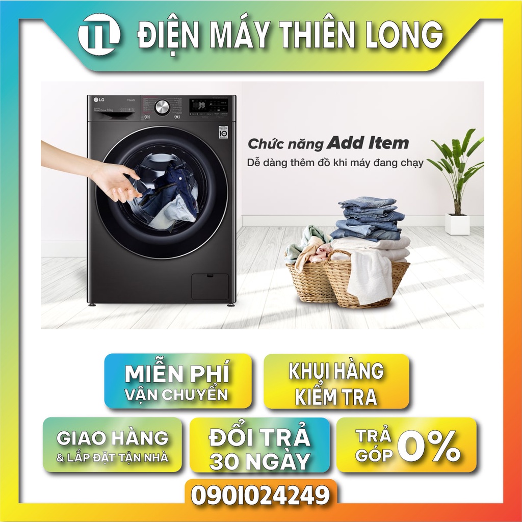 FV1410S3B - Máy Giặt LG Inverter 10Kg FV1410S3B - Mẫu 2021