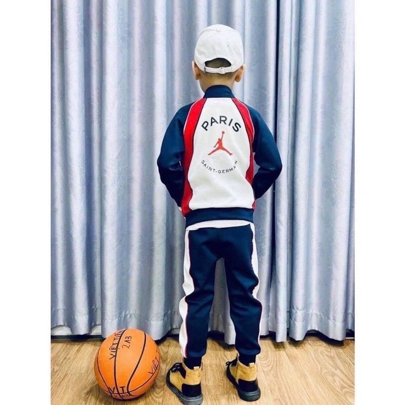 Bộ thể thao PSG phối 3 màu sành điệu cho bé trai  Pari Saint Germain SHOP BÉ TÔM KIDS