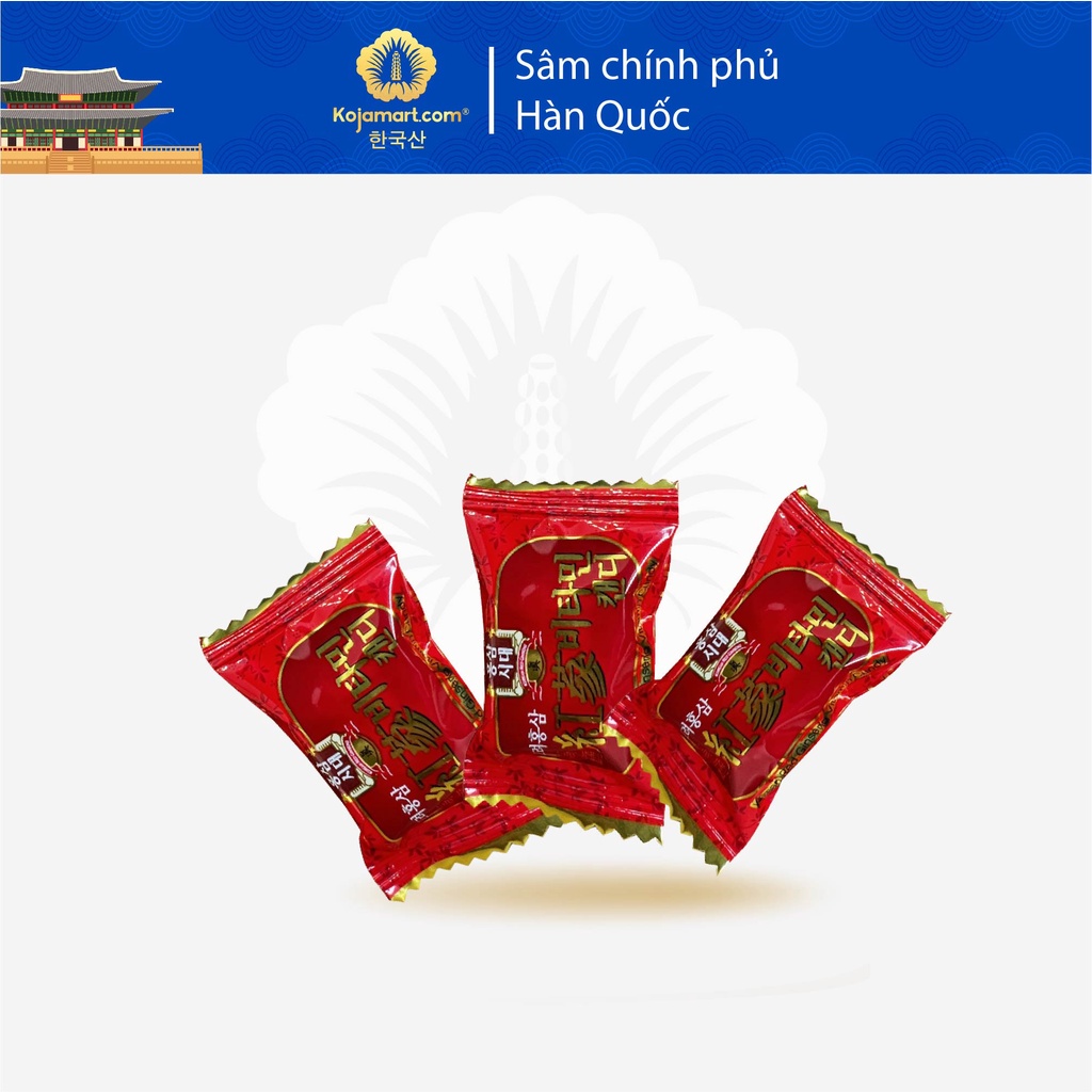 Kẹo Hồng Sâm Hàn Quốc Korean Red Ginseng Vitamin Candy 200g