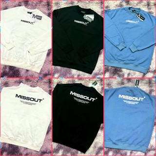 [Sẵn] Sweater Missout (black/grey/blue)