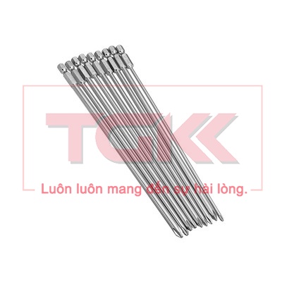 Đầu bắn vít đầu cộng chân 1/4  dài 50-75mm