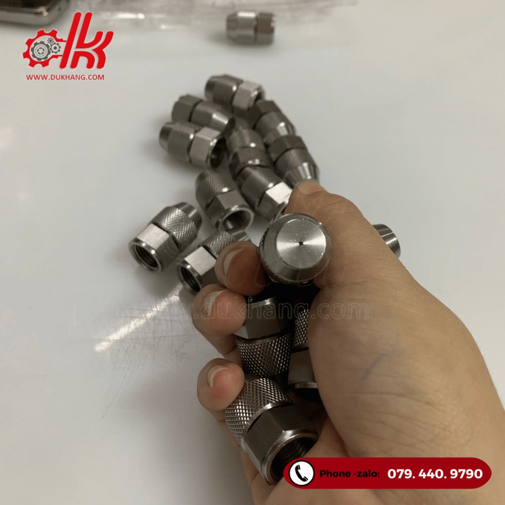 Béc inox chỉnh góc phun