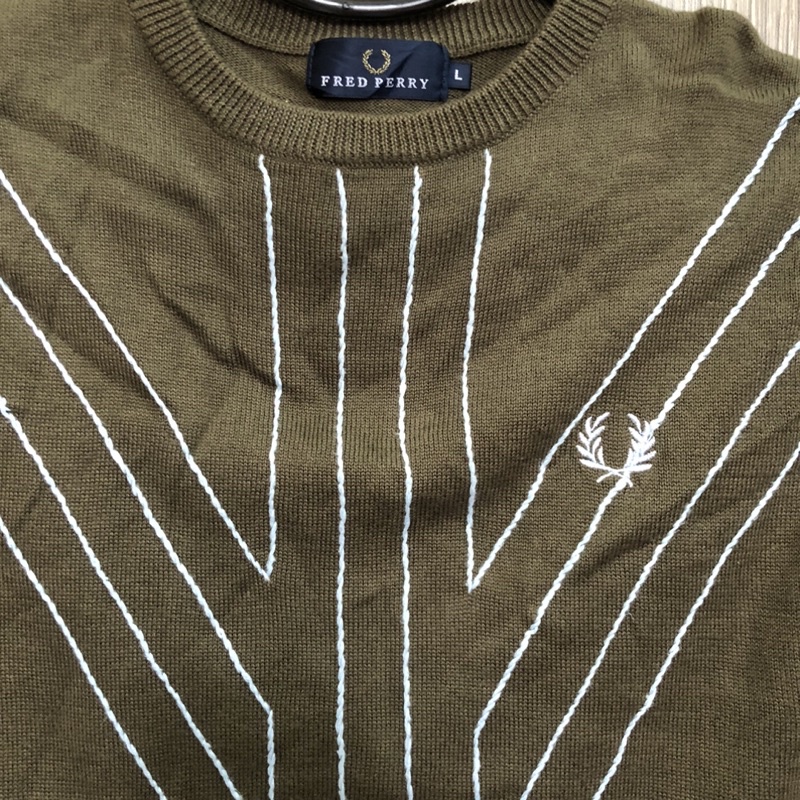 • Áo gile len mỏng fred perry chính hãng unisex cho nam và nữ•