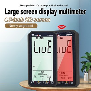 Dụng Cụ Đo Dòng Điện AC / AC Độ Nét Cao 4.7 Inch Màn Hình LCD TOOLTOP ET8134