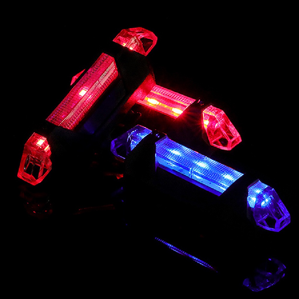 Đèn Cảnh Báo Gắn Đuôi Xe Đạp Leo Núi Chống Thấm Nước Có Thể Sạc Lại Qua Cổng USB