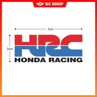 Tem HONDA HRC Dán Xe Siêu Ngầu [7cm x 3cm]