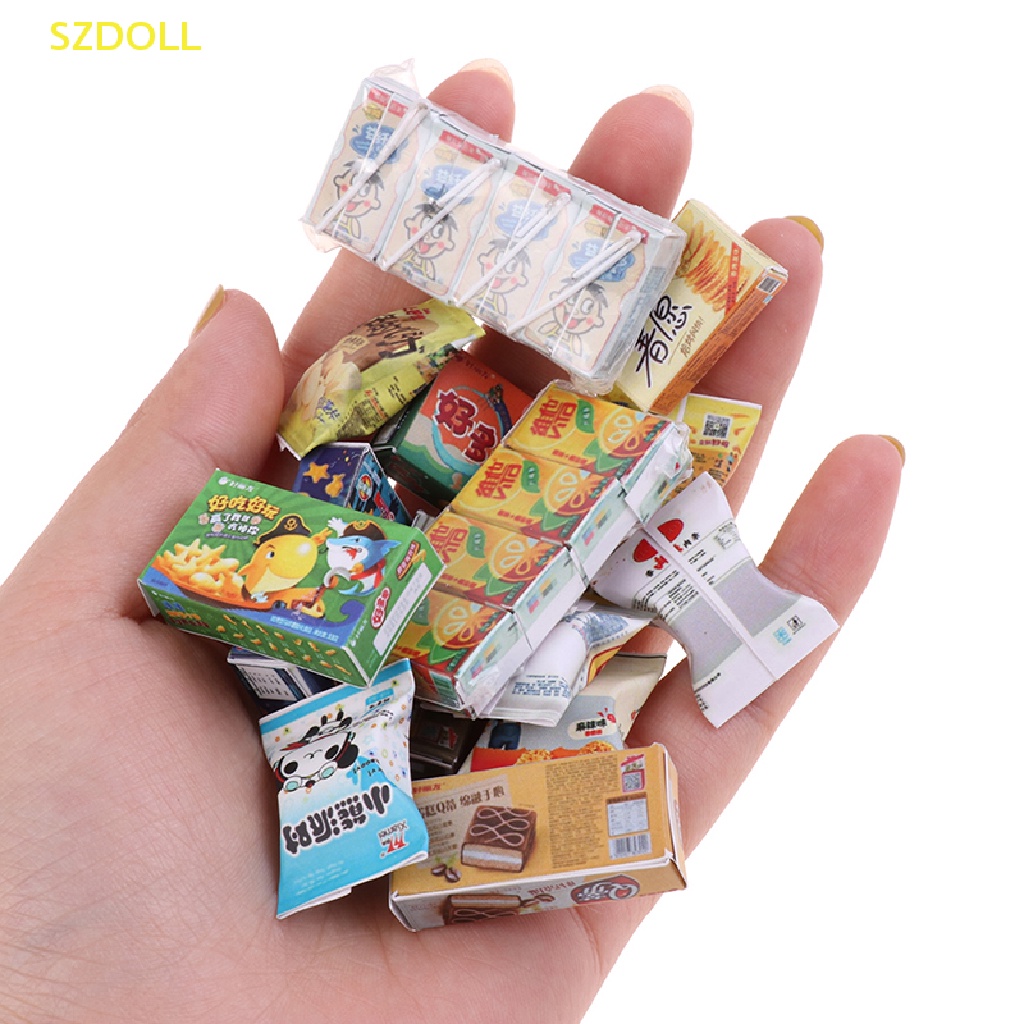 Mô Hình Hộp Bánh Mì / Thức Ăn / Siêu Thị Trang Trí Nhà Búp Bê Tỉ Lệ 1: 12