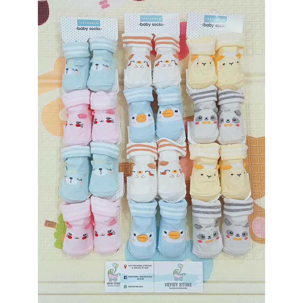 Tất (Vớ) sơ sinh xuất nhật siêu mịn BoBoWa (0-6m)
