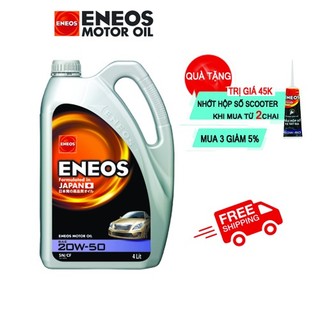 Dầu nhớt eneos động cơ ô tô sn/cf 20w50 4l. 20w 50