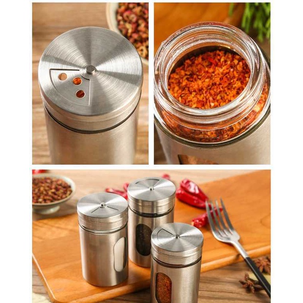 Dụng Cụ Đựng Tiêu, Gia Vị Inox