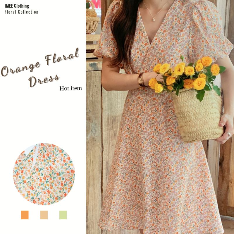 Đầm hoa dáng xoè |IMEE|