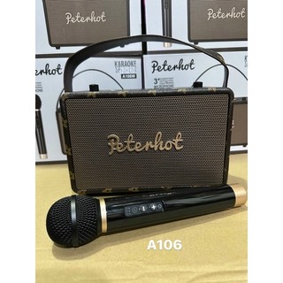 Loa bluetooth Peterhot A106W kèm 1 micro công suất 20W