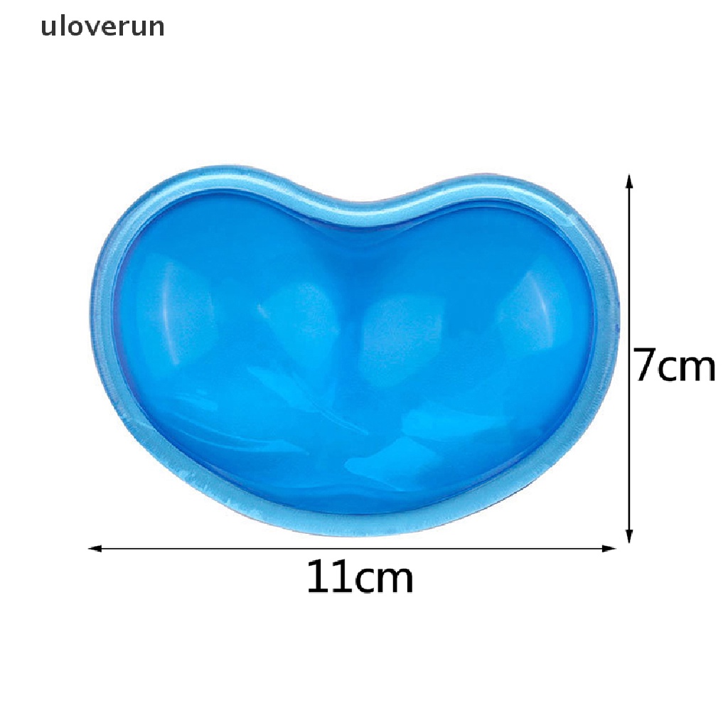 Đệm Silicon gel Đỡ Cổ Tay Khi Dùng Chuột Máy Tính Hình Trái Tim Thoải Mái Chất Lượng Cao uloverun