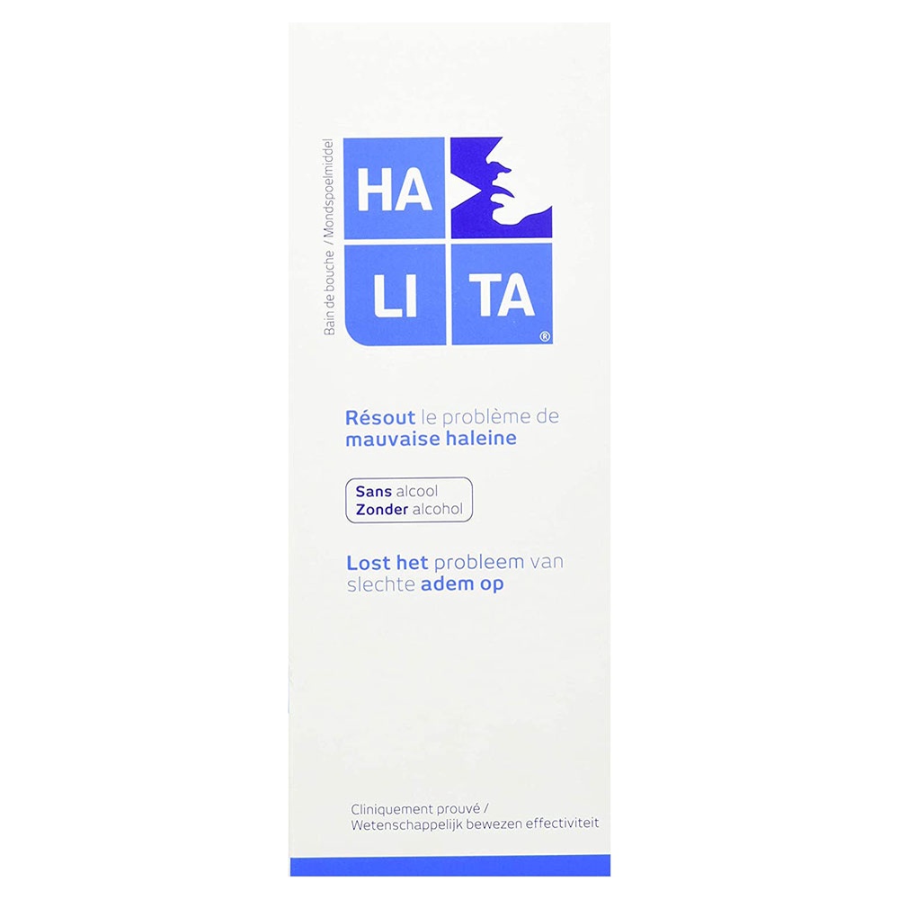 Halita Mouthwash chai 500ml - Nước súc miệng HALITA ức chế tác nhân gây hôi miệng, cho hơi thở thơm mát
