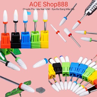 Đầu mài sứ , dũa phá móng nail chuyên nghiệp " loại mịn tốt" chuyên dụng trong ngành nail