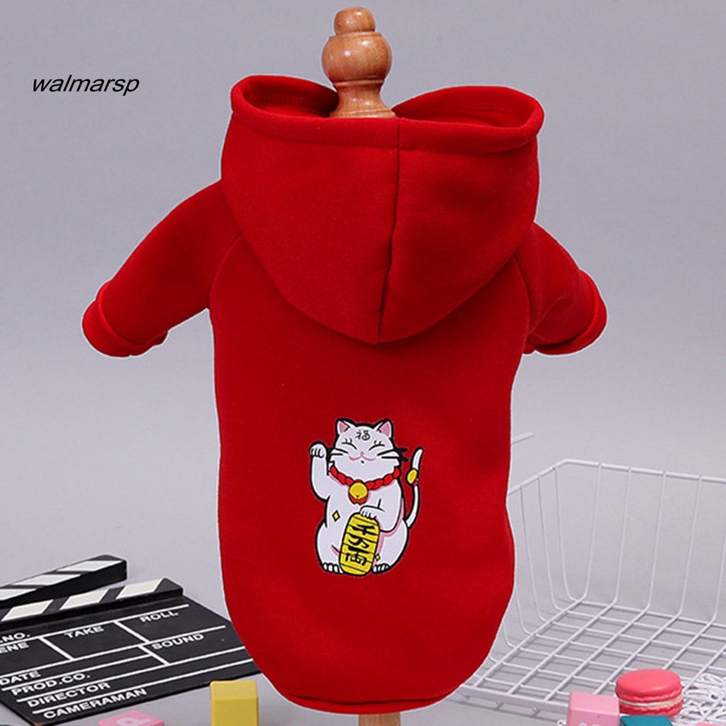 Áo khoác có đệm lót họa tiết in ấn thời trang mùa đông dành cho thú cưng