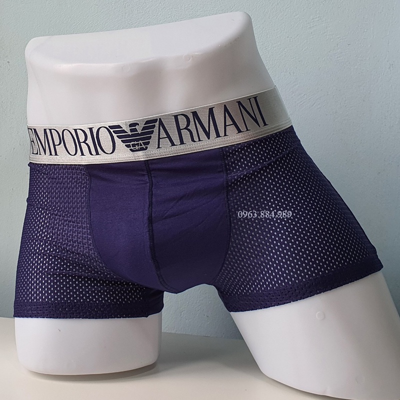 Hộp 3 quần sịp nam E.02 chất liệu thun thông hơi, cạp bạc bản rộng, nhiều màu cho anh em