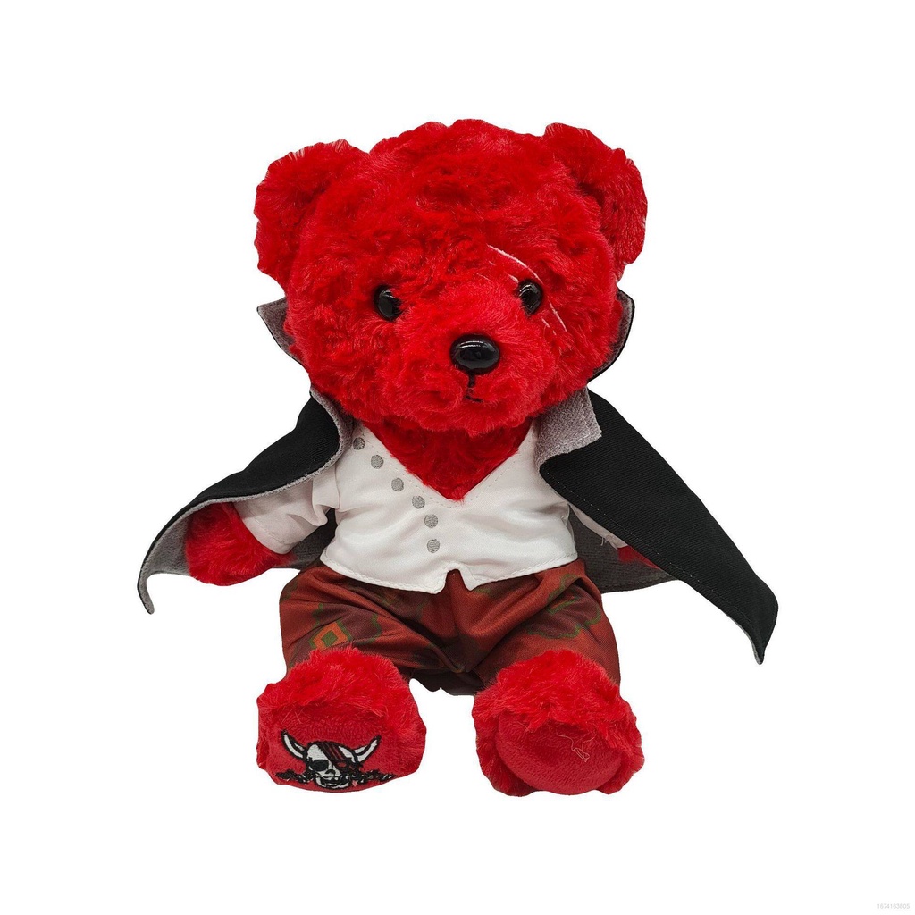 Thú Nhồi Bông Hình Gấu Teddy Phim One Piece Màu Đỏ Trang Trí Nhà Cửa / Quà Tặng Cho Bé