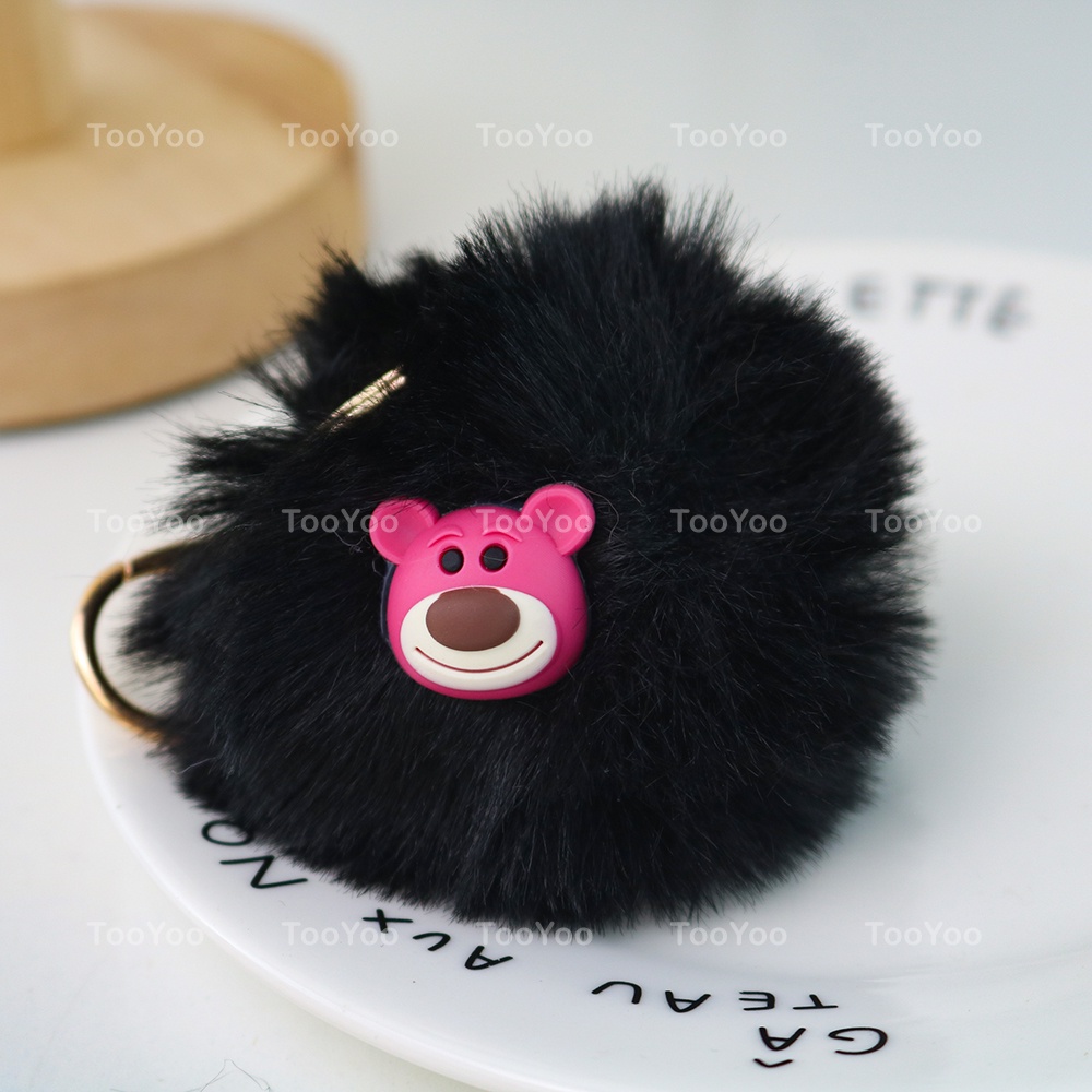 Móc khóa cục bông Gấu dâu Lotso dễ thương cute TY0333