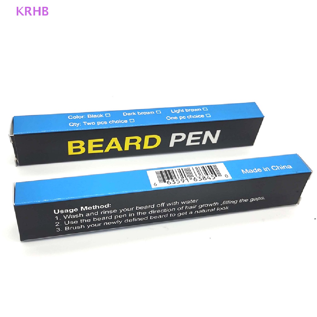 Bút Kẻ Râu Chống Thấm Nước Lâu Trôi Che Phủ Toàn Diện Tự Nhiên Dành Cho Nam