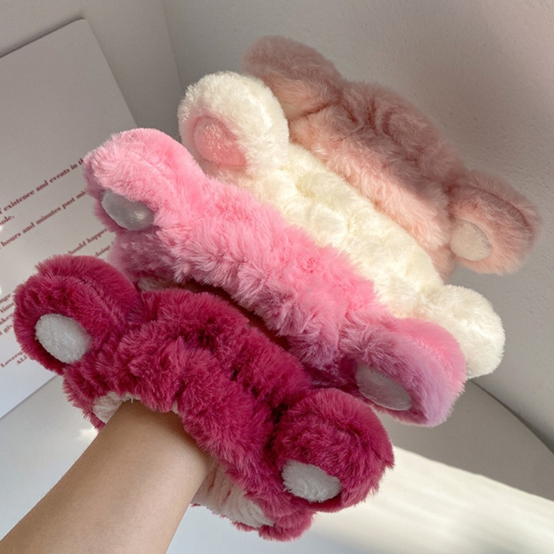 Băng Đô Tai Gấu Co Giãn Dễ Thương Dành Cho Nữ