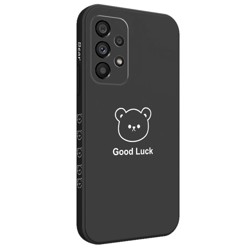 Ốp Điện Thoại Silicon Dẻo In Hình Gấu May Mắn Cho Samsung Galaxy A73 A53 A33 A23 5G