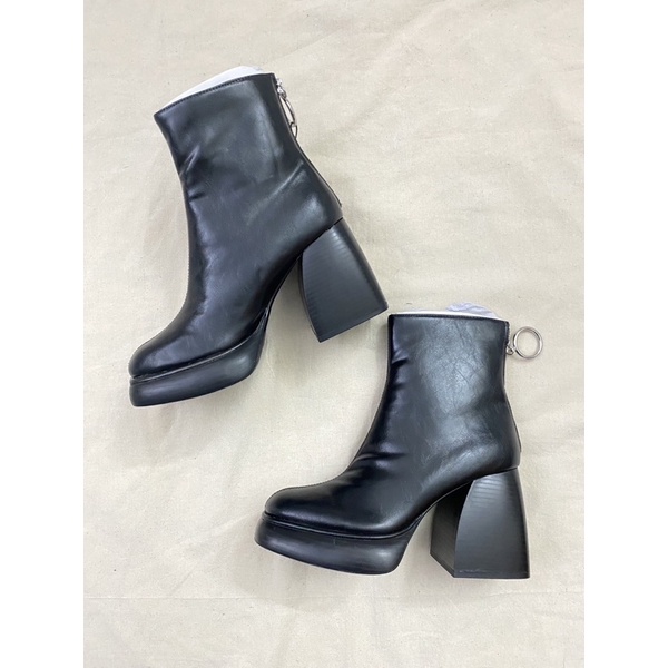 BSK Ankle Boots khoá sau
