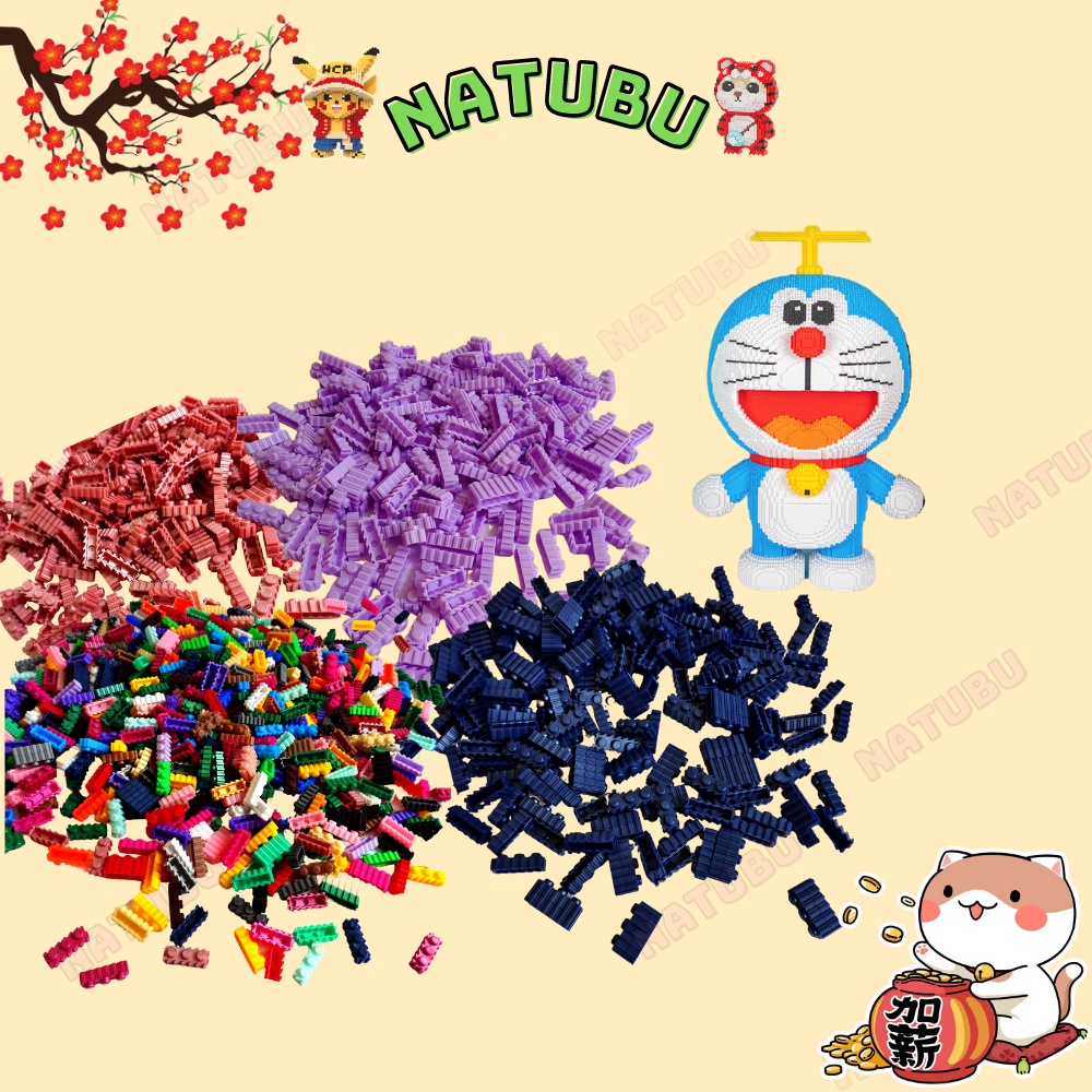 Mảnh ghép mini lắp ráp đồ chơi nhân vật