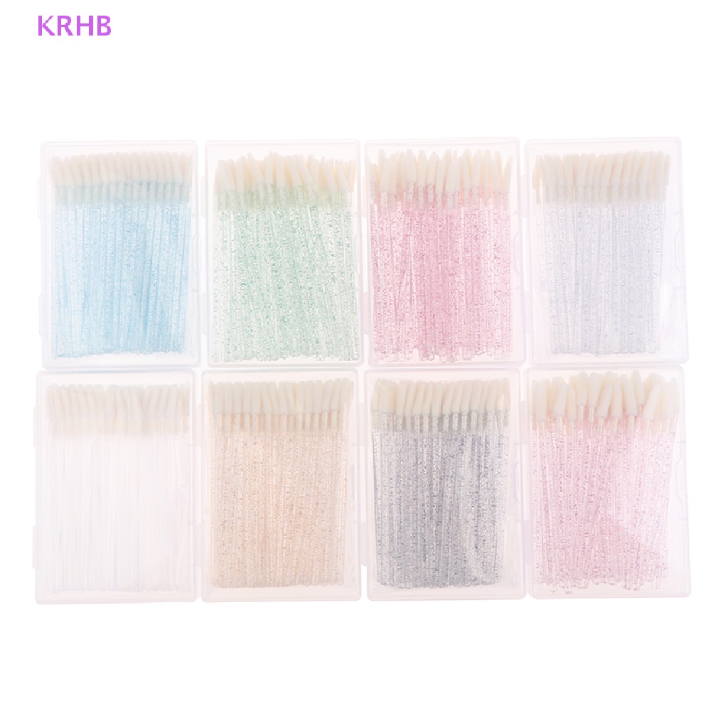 Set 50 Cọ Trang Điểm Môi Lông Mi Dùng Một Lần Tiện Dụng Mới