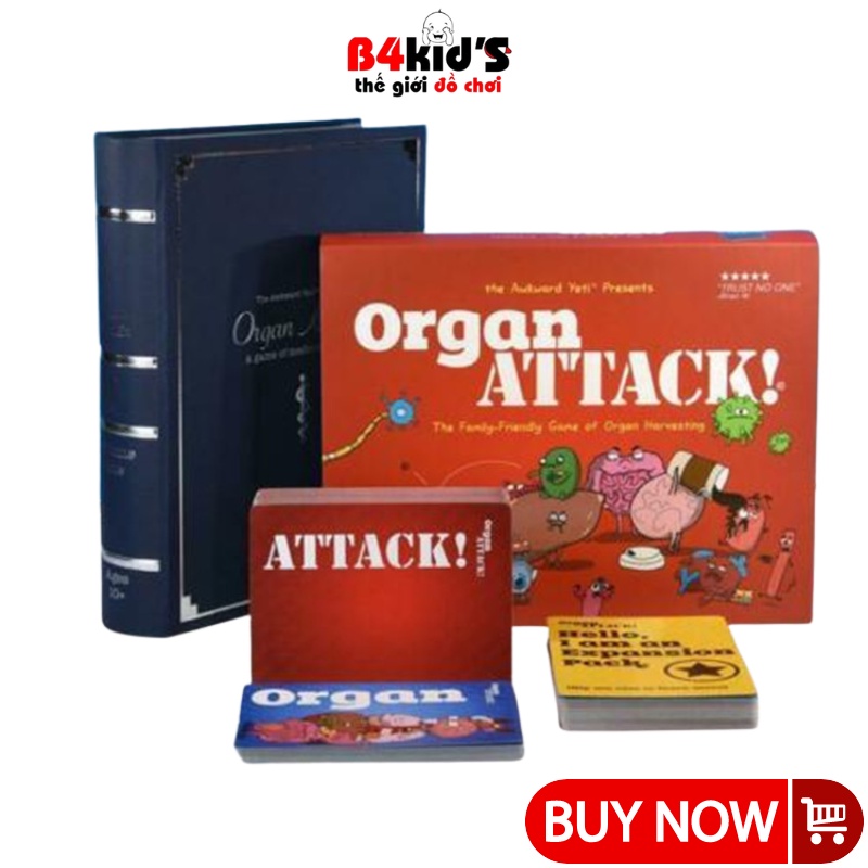 Trò chơi board game organ attack vui nhôn B4KIDS - BGC001