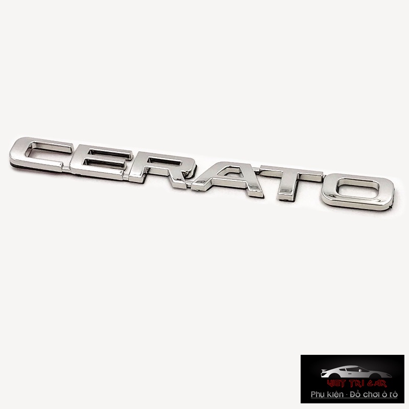 Tem Logo Chữ Nổi KIA CERATO - Cao Cấp