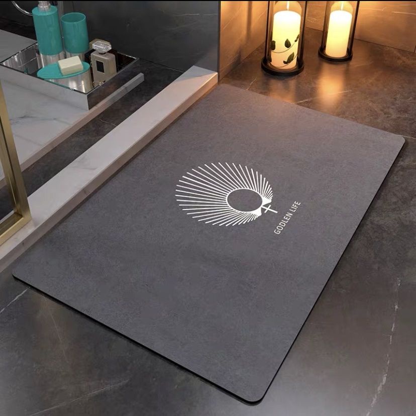 Thảm Cao Su Mềm Thấm Hút Tốt Chống Trượt Phong Cách Bắc Âu