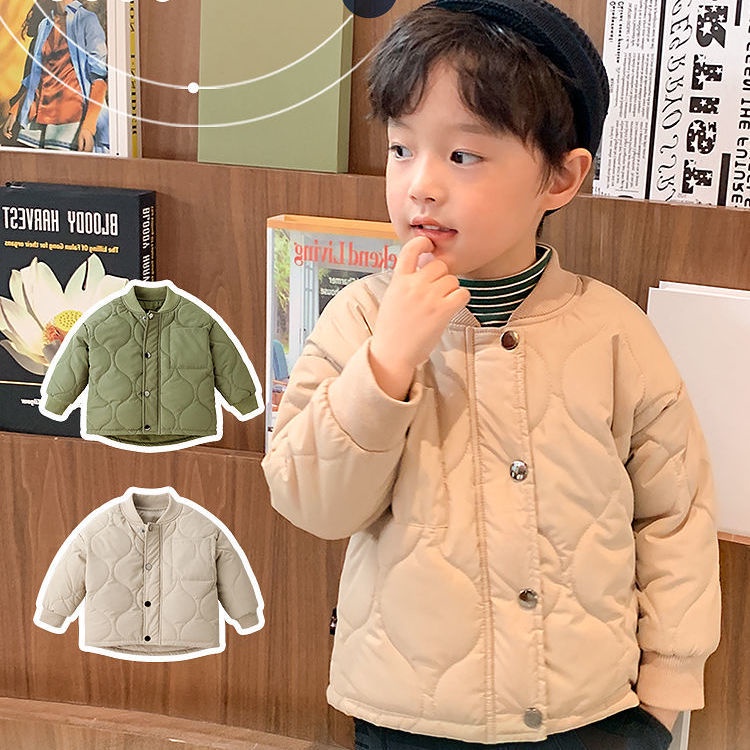 [Babycat] Hàng Có Sẵn Áo Khoác Cotton Giữ Ấm Mùa Thu Và Mùa Đông Phong Cách Nhật Bản Hàn Quốc Thời Trang Mới 2022 Cho Bé Trai