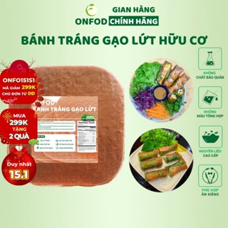 Bánh tráng gạo lứt rau củ ngũ sắc hữu cơ ONFOD ăn kiêng giảm cân healthy